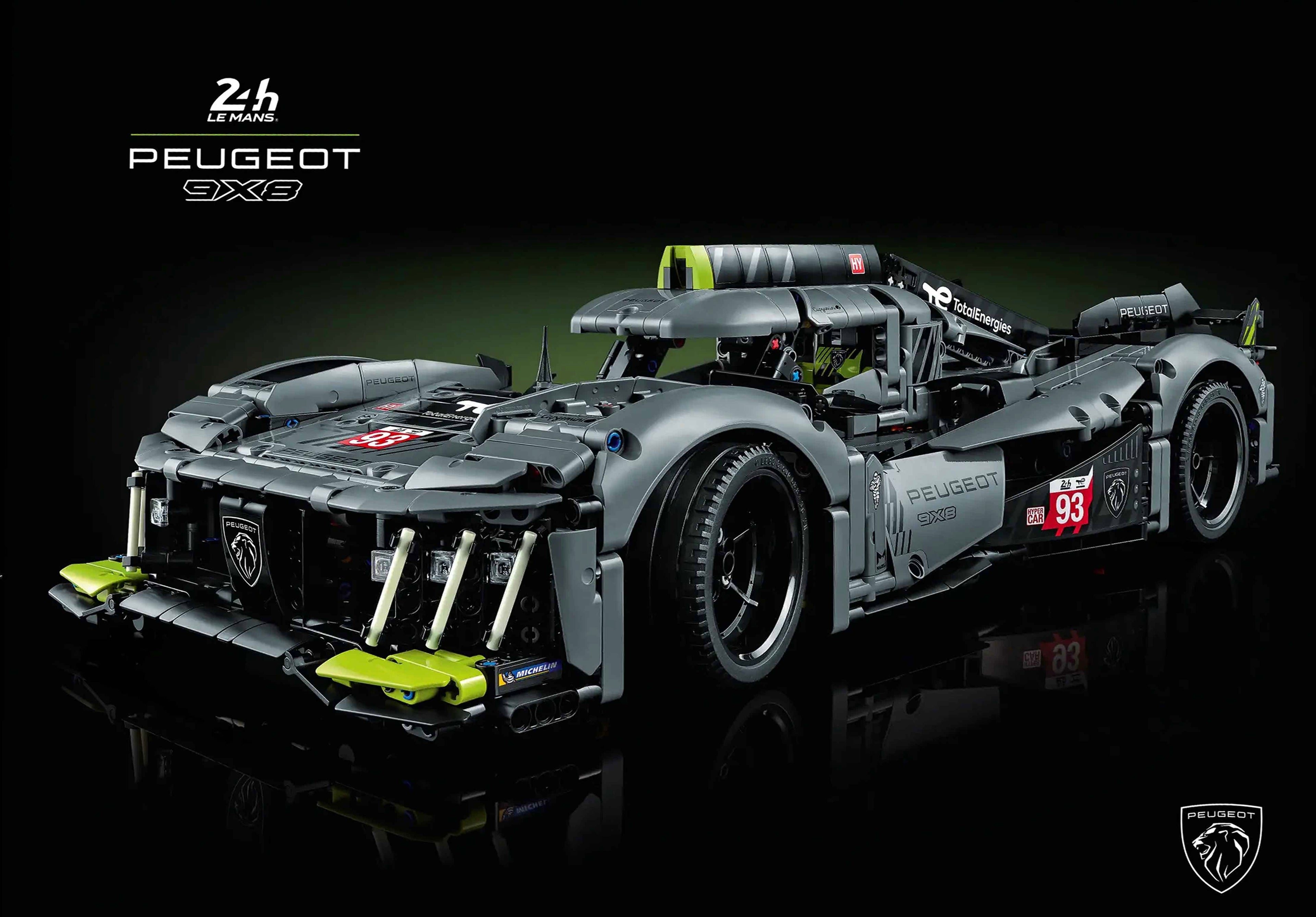 PEUGEOT 9X8 24H Le Mans Hybrid Hypercar | Technic | ل ي ج و
