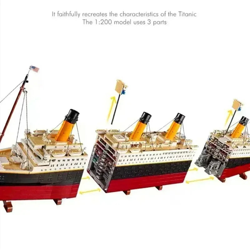 Titanic 10294 | Icons | 9090 Pcs ل ي ج و
